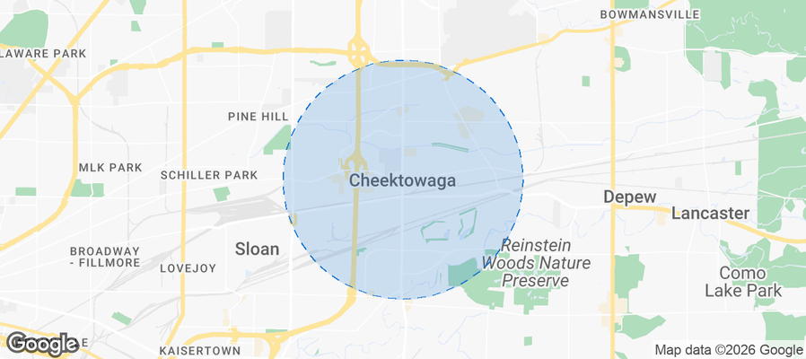 Cheektowaga Airbnb map